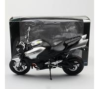 Modelo de Motocicleta Miniatura De Vehículo Metal Fundido A Presión, Regalo Colección 1:12 para Suzuki B-King Modelo Juguete Motocicleta Carreras(Silver)