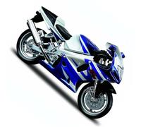 Modelo de Motocicleta Modelo De Motocicleta A Escala 1:18, Portátil, De Carreras, De Dedo, Simulación De Motocicleta, Juguetes De Colección para Suzuki GSX-R750 GSXR750 GSX R750