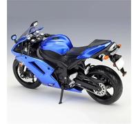 Modelo de Motocicleta Modelo De Motocicleta Metal, Juguete Regalo para Calle 1/12 para Kawasaki para Ninja ZX6R, Simulación Carreras Aleación, Fundición A Presión(BLU)