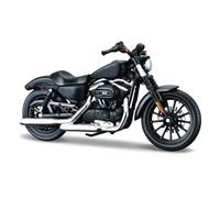 Modelo de Motocicleta Modelo De Motocicleta para Harley para Davidson Sportster 883 2014 A Escala 1/18, Juguete para Regalar, Estático Fundición A Presión(Nero)
