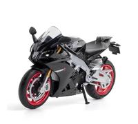 Modelo de Motocicleta Moto De Juguete Metal Fundido A Presión, Modelo En Miniatura para Carreras para Superbikes para Sport Regalo Colección 1/12 para Aprilia RSV4 RR1000(Nero)