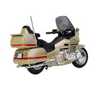 Modelo de motocicleta Para Honda 2020 Gold Wing 1:18 Modelo De Motocicleta Operacional Con Amortiguador Simulador De Moto De Turismo Regalos De Coleccionista(Gold Wing gold)