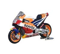 Modelo de motocicleta Para Honda Team RC213V 2021#73#44#93 1:18 Regalo For Hombres Modelo De Carreras Réplica De Bicicleta Deportiva Adorno De Vehículo Coleccionable(26 Dani Pedrosa)