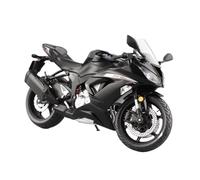 Modelo de motocicleta Para Kawasaki Ninja ZX-6R 1/12 Carreras Motocross Moto Modelo Simulación Metal Calle Locomotora Die-cast Vehículo Réplica Colección Juguete Regalo(ZX6R Black)