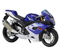 Modelo de motocicleta Para Suzuki GSX-R1000 RM-Z250 GSX1300 1:18 Escala Mini Moto Modelo De Coche De Carreras Coche Deportivo Recuerdos Coleccionables Regalos(Blue)
