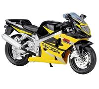 Modelo de motocicleta Para Suzuki GSX-R1000 RM-Z250 GSX1300 1:18 Escala Mini Moto Modelo De Coche De Carreras Coche Deportivo Recuerdos Coleccionables Regalos(Yellow)