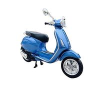 Modelo de motocicleta Para Vespa Primavera 150 1:12 Escala Simulación Coche Fundición Aleación Moto Modelo Colección Regalo Decoraciones(Blue)