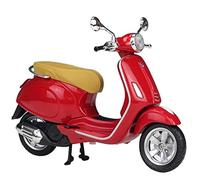 Modelo de motocicleta Para Vespa Primavera 150 1:12 Escala Simulación Coche Fundición Aleación Moto Modelo Colección Regalo Decoraciones(Red)