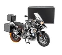 Modelo de motocicleta RC de aleación a escala 1/6, bicicleta de carreras RC realista coleccionable con encendido, sonido del motor, luces LED y efecto de escape para aficionados