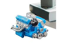 Modelo de motor, coleccionable de motor, adorno de escritorio creativo de resina para exhibición, pasatiempos, educación, aula, hogar, taller, cumpleaños, lugar de trabajo, coleccionista