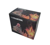 Modelo de motor de gasolina, RETROL & OKMO Ball Top Miniatura refrigerado por agua de un solo cilindro de 4 tiempos Hit and Miss Working Engine Model, decoración industrial vintage y equipo de