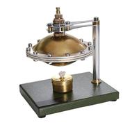 Modelo de motor de metal, montaje práctico, platillo volador, modelo de motor para mostrar la conversión de energía mecánica térmica, montaje de motor de metal, modelo de platillo volador, ayuda de