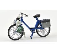 MODELO DE MOTOR ESTÁTICO NOREV SOLEX 1969 AZUL MODELISMO ESCALA 1/18