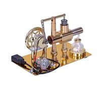 Modelo de motor Stirling de metal Experimento de ciencias físicas Modelo de motor Stirling Experimento de ciencias físicas didáctico Motor de aire caliente Kits de motor de aire caliente Kits