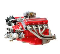 Modelo de motor V8, kit de construcción de modelo de motor 10171 Technik V8, kit de bloques de construcción Moc Hobby, atención al detalle, material de larga duración, 15 x 11 x 10,5 cm, para