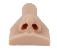 Modelo de Nariz de Silicona de 3 Piezas, Nariz Falsa de Simulación 3D, Nariz Humana Suave Y Flexible para Práctica de Perforación, Acupuntura, Exhibición de Joyas, Partes del Cuerpo(3#)