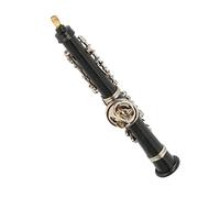 Modelo de Oboe en Miniatura, Broche de Oboe en Miniatura Realista y Exquisito con Caja de Almacenamiento para Festival de Música