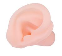 Modelo de oído derecho, ligero Modelo de oído humano Impermeable Simulado Práctico Flexible para auriculares Accesorios de visualización para pendientes Pantalla para entrenamiento de acupuntura