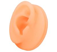 Modelo de oído falso, modelo de oído de silicona suave flexible para enseñar demostraciones, etc.(Oreja derecha)