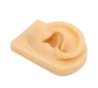 Modelo de Oído Humano de Silicona, Modelo de Oído Artificial de Silicona, Reutilizable, Suave, para Instituciones de Formación de Belleza para Exhibir Audífonos (Derecha: