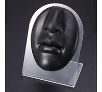 Modelo de Ombligo de Lengua de Ojo de Boca de oído Humano de Silicona Suave(Black Face)