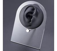 Modelo de Ombligo de Lengua de Ojo de Boca de oído Humano de Silicona Suave(Right ear-01)