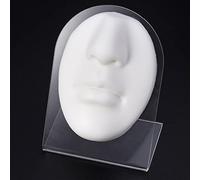 Modelo de Ombligo de Lengua de Ojo de Boca de oído Humano de Silicona Suave(White Face)