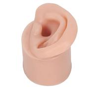 Modelo de Oreja de Exhibición, Modelo de Oreja de Práctica Simulada Reutilizable Flexible para Principiantes para Salón de Perforación (Izquierda)