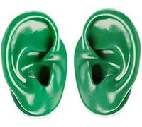 Modelo de oreja de silicona de simulación: suave for enseñar a tocar con los dedos, accesorio for exhibir aretes.