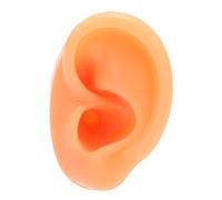Modelo de Oreja de Silicona, Modelo de Oreja Falsa, Suave, Flexible, Oreja Derecha, Reutilizable, Modelo de Oreja Humana para Perforación de Oreja, Exhibición de Pendientes de(Izquierda)