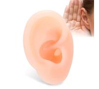Modelo De Oreja De Silicona, Simulación De Molde De Oreja Falsa Suave, Modelo De Exhibición De Joyería De Oreja Derecha Humana Artificial Para Práctica De Perforación De Oreja, Uso De Audífonos