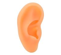 Modelo de Oreja de Silicona Suave, Modelo de Práctica de Acupuntura de Oreja de Simulación, Molde de Exhibición de Oreja Profesional para Demostración de Uso de Aretes de Audífonos(Izquierda)