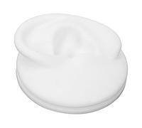 Modelo de oreja falsa, modelo de oreja blanca de textura suave de silicona para laboratorio para escuela de medicina para fábrica para hospital(Oreja izquierda)