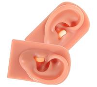 Modelo De Oreja Humana De Silicona 2 Unidades Para Piercing Y Práctica