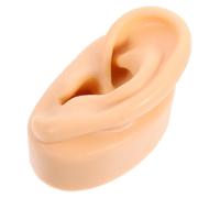 Modelo de Oreja Realista de Silicona, Accesorio de Broma Halloween | Molde de Oído Artificial, Beige, para Aprendizaje de Anatomía y Uso Repetido