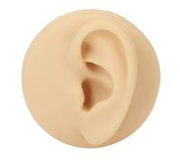 Modelo de Oreja, Silicona Suave Modelo de Oreja Izquierda Modelo de Práctica de Acupuntura de Oreja Simulación Modelo de Exhibición de Oreja Simulación Modelos de Oreja Estatua