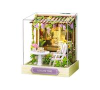 Modelo de paisaje en miniatura, juego de construcción de rompecabezas de madera hecho a mano, proyecto de artesanía para adultos, niños, decoración de escritorio, modelo de madera, kits de
