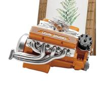 Modelo de pantalla de motor V8 - Kit de montaje de bricolaje a escala 1:4, juguete de ingeniería mecánica, modelo de aprendizaje automotriz | Para adultos, adolescentes, hombres, niños, niñas, clases