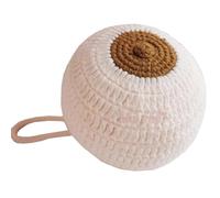 Modelo de pecho de lactancia femenina, herramienta de práctica de postura de lactancia, molde de pecho con cuerda colgante de simulación hecho de crochet, for la enseñanza de capacitación(B)