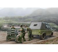Modelo De Plástico Tipo Jeep Militar 63 Lanzacohetes De 107 Mm 1:35 TRUMPETER