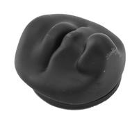 Modelo de Práctica de Nariz y Labios de Silicona, maniquí de Perforación de Nariz con Dientes, Modelo de Tatuaje de Labios Realista con Características 3D para Práctica de (BLACK)