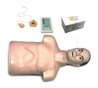 Modelo de Práctica de RCP para Adultos Mayores, Simulador de Mitad del Cuerpo Humano con Controlador, Modelo Anatómico para Entrenamiento en Reanimación Cardiopulmonar