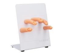 Modelo de Práctica Flexible para Uñas con Placa de Metal, Dedo de Entrenamiento Realista para Técnicas de Manicura y Exhibición de Arte de Uñas, Herramientas Esenciales de