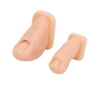 Modelo de Punta de Silicona Alta Simulación Textura Suave Diseño Ergonómico Herramienta de Práctica Reutilizable para Entusiastas y Profesionales del Arte de Uñas Hecho de