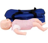 Modelo de Reanimación Cardiopulmonar, Modelo de Primeros Auxilios para Bebés Asfixia Entrenamiento de Primeros Auxilios Bebés Muñeca Maniquí de RCP Avanzado con Bolsa Maniquí de Entrenamiento