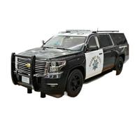 Modelo De Resina De Simulación De Coche De Policía De California Chevrolet Saab A Escala 1:18 No Control Remoto Modelos