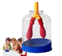 Modelo De Respiración Pulmonar - Soporte Didáctico Respiratorio Para Aula - Modelo Pulmonar Antiarañazos De Precisión Para El Aprendizaje De En La Escuela Ciencia Y Clase