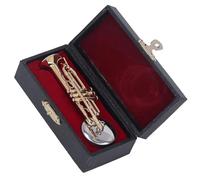 Modelo De Saxofón En Miniatura Latón Chapado Oro Decorativo Hecho A Mano Con Soporte Exhibición Para Hogar Oficina Sala Música Instrumento Musical Miniatura