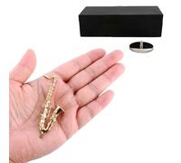 Modelo de saxofón Tenors para decoración de escritorio, saxofón en miniatura con soporte y estuche, accesorios de escena musical para músicos, accesorios para casa de muñecas