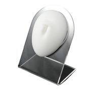 Modelo De Silicona for Tatuaje, Práctica Punción, Simulación Parte del Cuerpo Humano, Exhibición Oreja, Nariz, Labio, Ombligo, Lengua, Joyería, 1 Ud(White Navel)